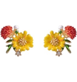 Flower Earrings for Women Spring Earrings for Women Floral Dangle Earrings Sunflower Earrings Daisy Earrings Spring Jewelry G...