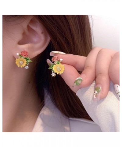 Flower Earrings for Women Spring Earrings for Women Floral Dangle Earrings Sunflower Earrings Daisy Earrings Spring Jewelry G...