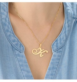 MYKA - Personalized Initial Pendant Necklace With Custom Initial - Jewelry - Letter Necklace for Women, Wife, Girlfriend, Bri...