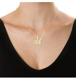 MYKA - Personalized Initial Pendant Necklace With Custom Initial - Jewelry - Letter Necklace for Women, Wife, Girlfriend, Bri...