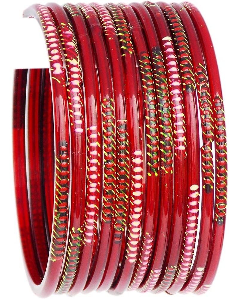 Indian Jewelry Bangles Set Bollywood Style Bangle Bridal Ethnic Dailywear Glass Bangles Set Mehrun 2.4 Inches $10.78 Bracelets