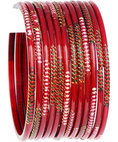 Indian Jewelry Bangles Set Bollywood Style Bangle Bridal Ethnic Dailywear Glass Bangles Set Mehrun 2.4 Inches $10.78 Bracelets