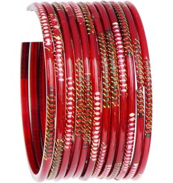 Indian Jewelry Bangles Set Bollywood Style Bangle Bridal Ethnic Dailywear Glass Bangles Set Mehrun 2.4 Inches $10.78 Bracelets