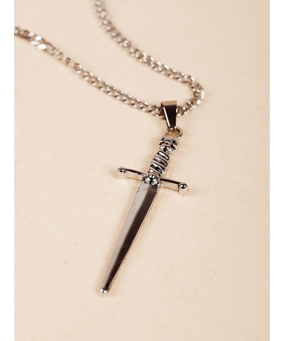 Gothic Sword Necklace, Dagger Necklace, Gothic Necklace, Halloween Necklace, Christmas New Year Jewelry Gift For Women 6 $10....