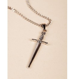 Gothic Sword Necklace, Dagger Necklace, Gothic Necklace, Halloween Necklace, Christmas New Year Jewelry Gift For Women 6 $10....