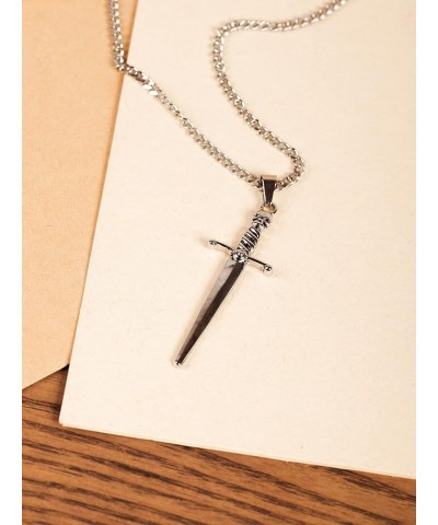 Gothic Sword Necklace, Dagger Necklace, Gothic Necklace, Halloween Necklace, Christmas New Year Jewelry Gift For Women 6 $10....