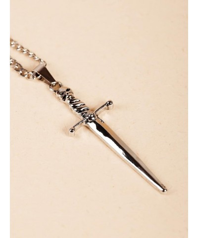 Gothic Sword Necklace, Dagger Necklace, Gothic Necklace, Halloween Necklace, Christmas New Year Jewelry Gift For Women 6 $10....