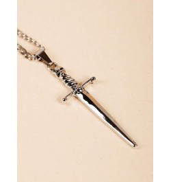 Gothic Sword Necklace, Dagger Necklace, Gothic Necklace, Halloween Necklace, Christmas New Year Jewelry Gift For Women 6 $10....