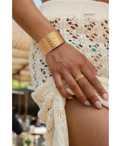 18K Gold Plated Link Chain Bracelets Dainty Bead Ball Chain Boho Cuff Bangle Bracelets for Women Teen Girls 8. Leaf Cuff $7.6...