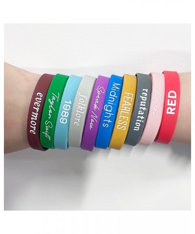 10 Pcs TS Friendship Bracelets Set –Taylor Inspired Album Bracelet, Birthday Jewlry Gifts for Women Girls $10.06 Bracelets