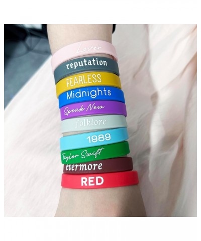 10 Pcs TS Friendship Bracelets Set –Taylor Inspired Album Bracelet, Birthday Jewlry Gifts for Women Girls $10.06 Bracelets