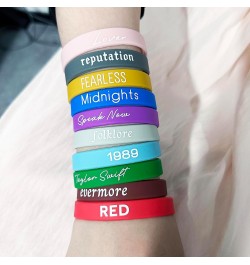 10 Pcs TS Friendship Bracelets Set –Taylor Inspired Album Bracelet, Birthday Jewlry Gifts for Women Girls $10.06 Bracelets