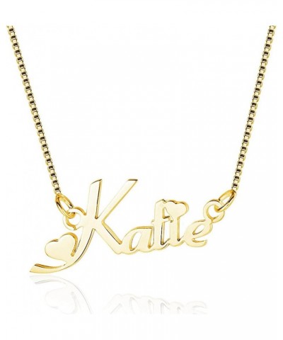 Name Necklace in 925 Sterling Silber with 1 Name Cute Heart $16.60 Necklaces