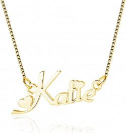 Name Necklace in 925 Sterling Silber with 1 Name Cute Heart $16.60 Necklaces