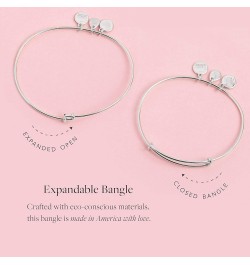 Zodiac Expandable Bangle for Women, Zodiacs Charms, Black Epoxy and Crystals, Shiny Finish, 2 to 3.5 in Sagittarius $16.24 Br...