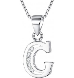 Gifts for Mom Girls Women 925 Sterling Silver Cubic Zirconia 26 Initial Letter Alphabet Pendant Necklace for Mothers Day/Vale...