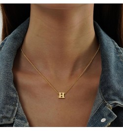 Initial Necklaces for Women Teen Girl Gifts 14k Gold Necklace Letter A-Z Dainty Choker Anniversary Birthday Jewelry Stocking ...