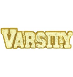 Sports Chenille Lapel Pins: 44 Varieties - Bright Gold - Unisex - Clutch Back Varsity $9.85 Brooches & Pins