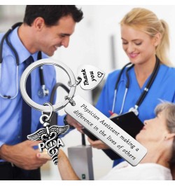 Physician Assistant Gift PA Student Gift Medical Student Graduation Gift PA Keychain Make Difference Pa $8.19 Pendants