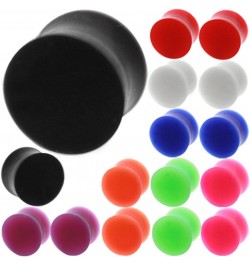 Ear Gauge gauges Ears Plug Tunnel Earring Double Flare 4mm - 16mm Pair/8 Pairs 9/16 - 14mm , 8 pairs (8 colors) $8.83 Body Je...