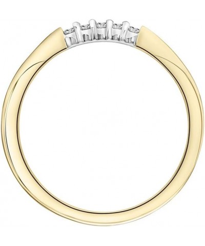 10K Yellow Gold 0.05 Cttw Conflict Free Diamond Accented Wedding or Anniversary Band (I-J Color, I2-I3 Clarity) $86.87 Bracelets