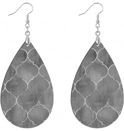 Fashion Copper Plated Silver Earring Wood Drop/Leaf Lightweight Earrings Drop(3.6x1.6in) Multi 18 $7.53 Earrings