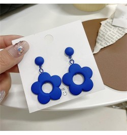 60s 70s Flower Dangle Earrings for Women Girls Retro Daisy Flower Floral Dangle Earring Handmade Bohemian Earring Blue $5.19 ...