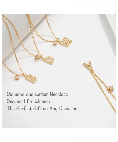 Gold Initial Necklace for Women Heart Necklace For Women Layered Necklace set 14K Gold Plated Necklace Girls Dainty Gold Name...