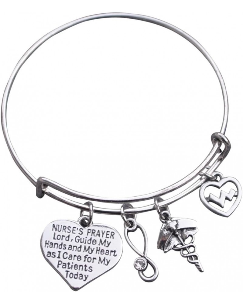 LPN Charm Bracelet - LPN Bangle Nursing Appreciation Gift for RN LPN Graduation Licensed Nurse Rhinestone $10.80 Bracelets