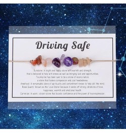 Crystal Bracelet for Women Men Healing Crystal Bead Bracelet Amethyst 7 Chakra Bracelets Spiritual Anxiety Reiki Real Crystal...