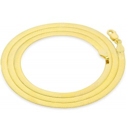 14k Yellow Gold 3mm Solid Herringbone Silky Flat High Polish Chain Necklace, Womens Lobster Clasp 14" 16" 18" 20" 22" 24 18 $...