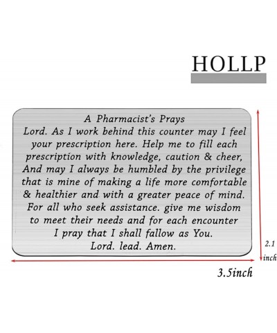 Pharmacist Gift A Pharmacist's Prayer Jewelry Pharmacy School Student Graduation Gift Drug Dealer Gift Wallet Card $10.77 Nec...