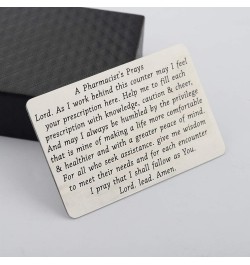 Pharmacist Gift A Pharmacist's Prayer Jewelry Pharmacy School Student Graduation Gift Drug Dealer Gift Wallet Card $10.77 Nec...