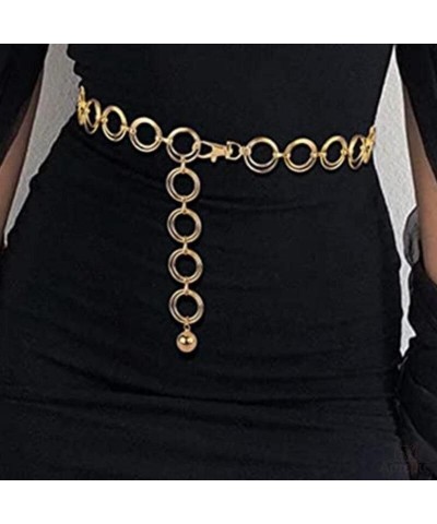 Waist Chains Sun Pendant Belly Belt Moon Star Metal Waist Chains Body Chains Jewelry for Women Gold009(Up to 45IN-115cm) $9.3...