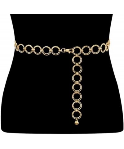 Waist Chains Sun Pendant Belly Belt Moon Star Metal Waist Chains Body Chains Jewelry for Women Gold009(Up to 45IN-115cm) $9.3...