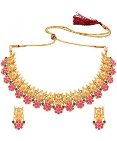 Indian Ethnic Wedding Wear Necklace Set Multicolor 43 $28.41 Jewelry Sets