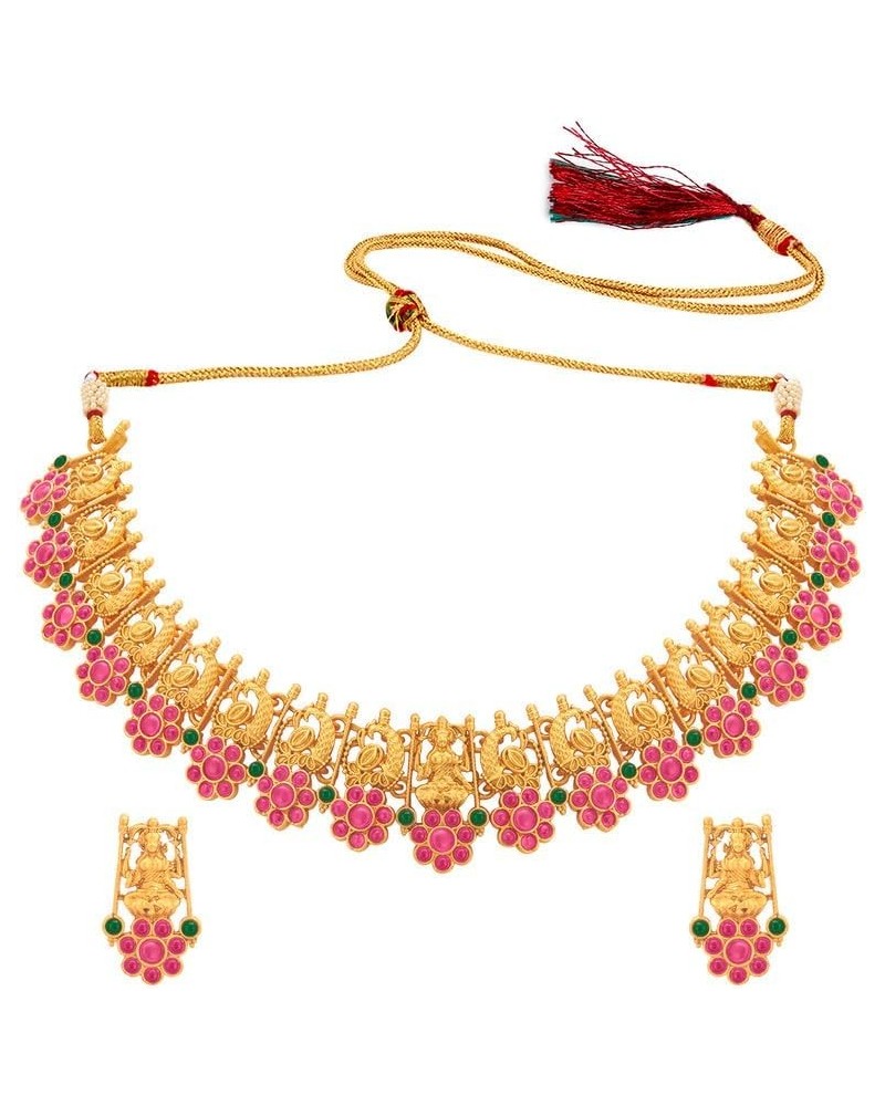 Indian Ethnic Wedding Wear Necklace Set Multicolor 43 $28.41 Jewelry Sets