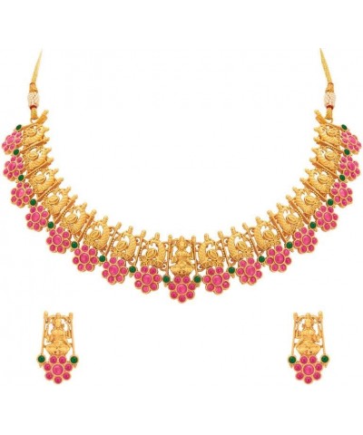 Indian Ethnic Wedding Wear Necklace Set Multicolor 43 $28.41 Jewelry Sets