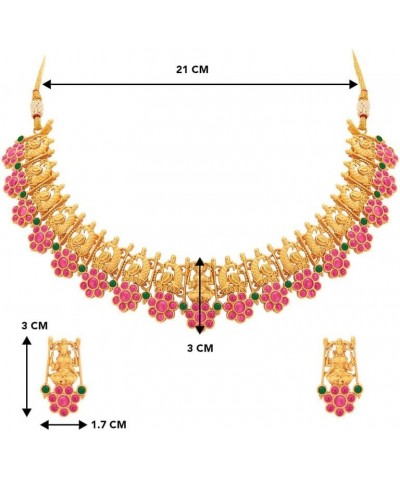 Indian Ethnic Wedding Wear Necklace Set Multicolor 43 $28.41 Jewelry Sets