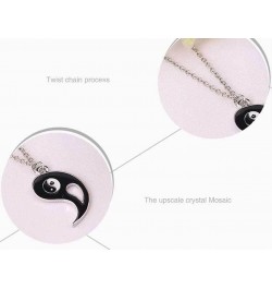 Traditional Chinese Taiji Couple Necklace Yingyang Amulet Charms Necklace $9.79 Necklaces