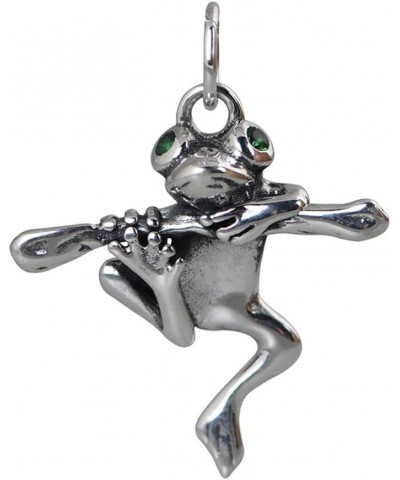 S925 Silver Retro Funny Frog Pendant Women's Clavicle Chain Pendant Pendant+Chain $18.68 Necklaces