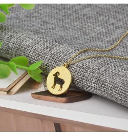 Animal Necklace 18K Gold Silver Plated Animal Cutouts Charm Pendant Necklace Bear Moose Goat Deer Elk Necklace Wildlife Natur...