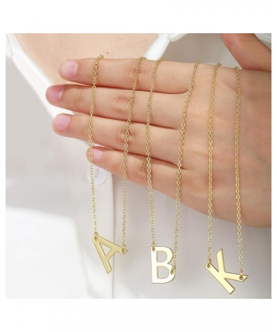 Initial Necklaces for Women - Dainty 14K Gold Plated Letter Necklaces for Women Trendy, Simple Cute Initial Personalized Mono...