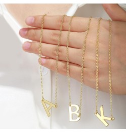 Initial Necklaces for Women - Dainty 14K Gold Plated Letter Necklaces for Women Trendy, Simple Cute Initial Personalized Mono...