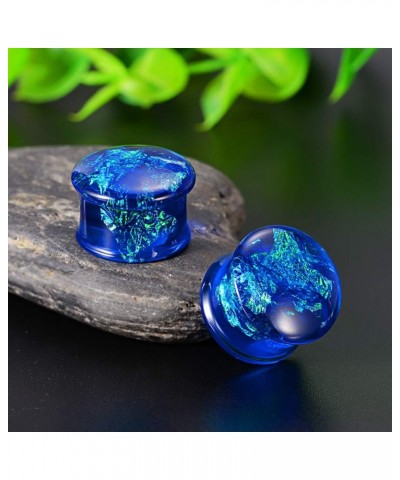 2 Pairs Set Gauges for Ears Flesh Tunnels Kits Plugs Earrings Acrylic Color Foil Ear Expander Stretchers Piercing. Y687 9/16"...