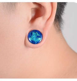 2 Pairs Set Gauges for Ears Flesh Tunnels Kits Plugs Earrings Acrylic Color Foil Ear Expander Stretchers Piercing. Y687 9/16"...