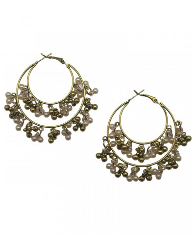 Aura Gold Color Earrings with Pearls. $10.29 Earrings