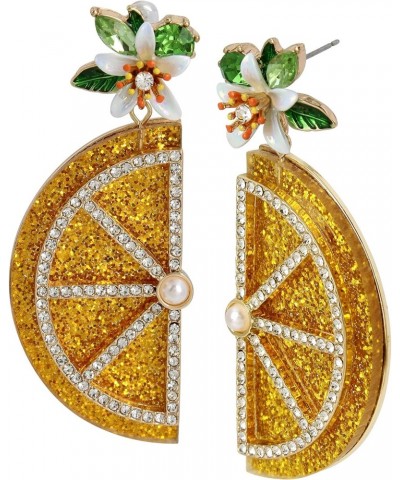 Betsey Lemon Statement Earrings $18.86 Earrings