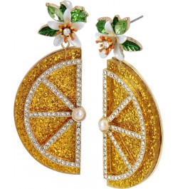 Betsey Lemon Statement Earrings $18.86 Earrings