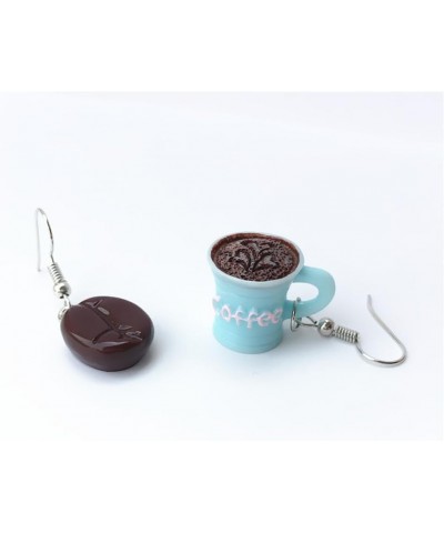 3 Pairs Coffee Earrings Set, Fun Drop Dangle Earrings for Women Girls, Cute Coffee Bean Statement Earrings $8.54 Earrings